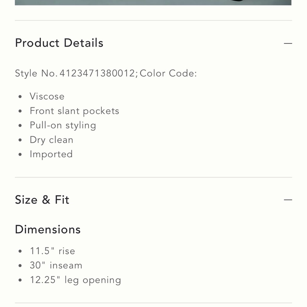 Ranna Gill Satin Pants NWT - Picture 8 of 8